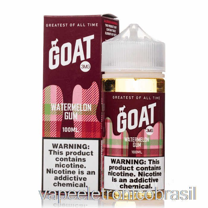 Goma De Melancia Vape Vaporesso - E-líquido De Cabra - 100ml 6mg